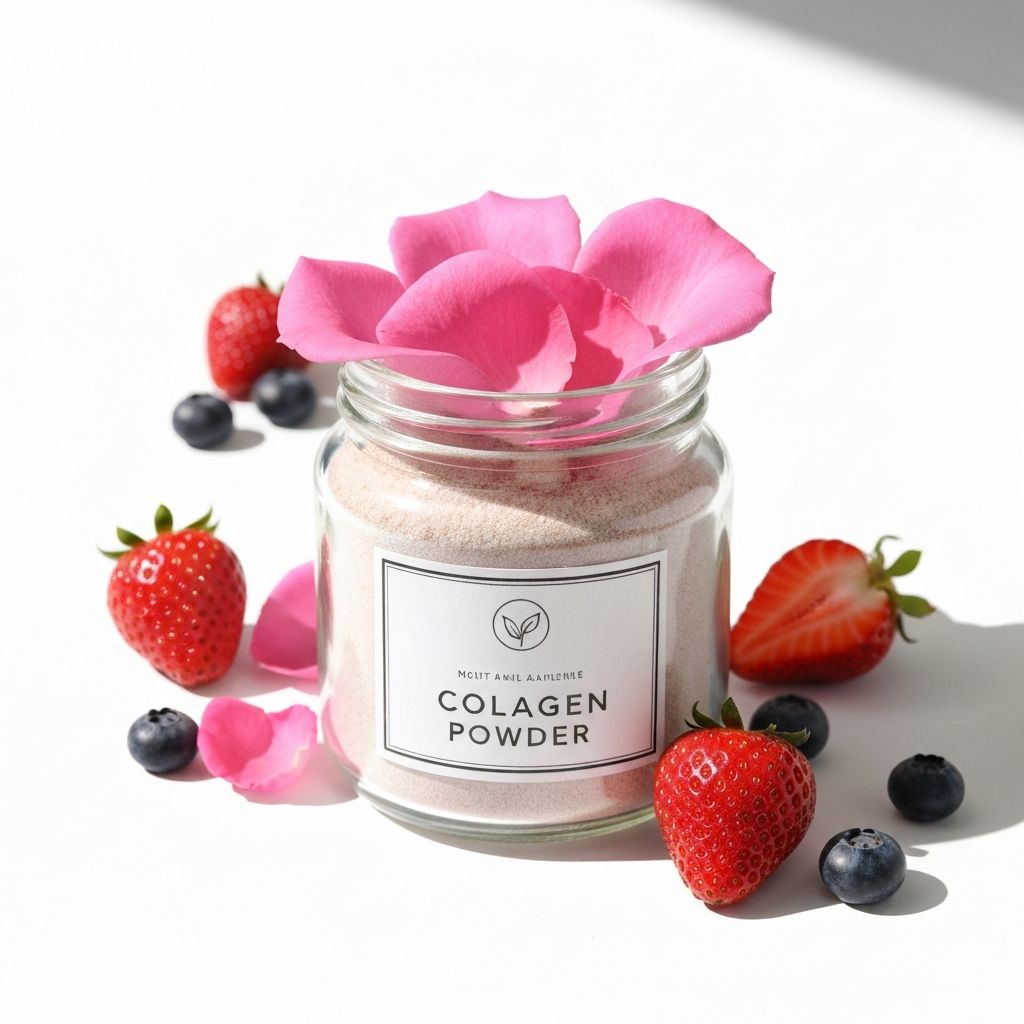 Kollagen Pulver mit Beeren